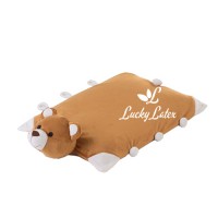 Lucky Latex doll pillow 3 in 1 (หมีสีนำ้ตาล02) 