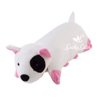 Lucky Latex doll pillow 3 in 1  (สุนัขสีขาวดำ01) 0