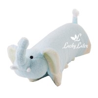 Lucky Latex doll pillow 3 in 1 (ช้างสีฟ้า02) 0