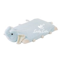 Lucky Latex doll pillow 3 in 1 (ช้างสีฟ้า02)